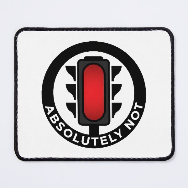 Item preview, Absolutely Not Defiant Traffic Light Emblem designed and sold by octozap.