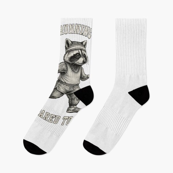 Item preview, Running Raccoon Expect to Walk Funny Jogger designed and sold by snowry.