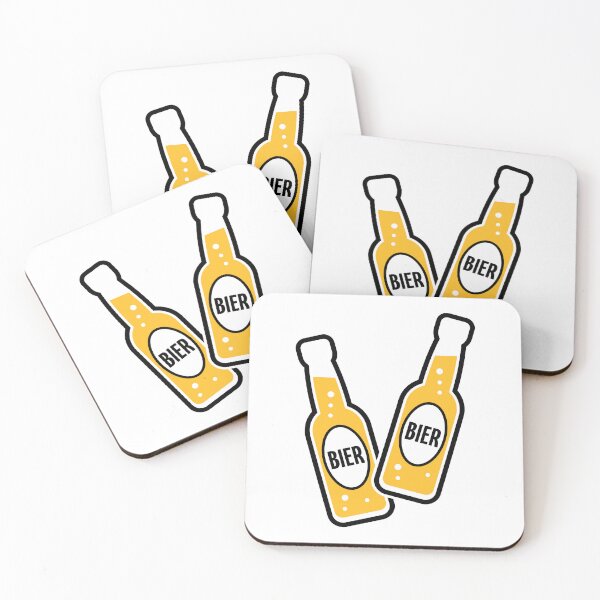 Item preview, 2 beer bottles clinking glasses (beer / beer drinker / POS 2C) designed and sold by Roderix.