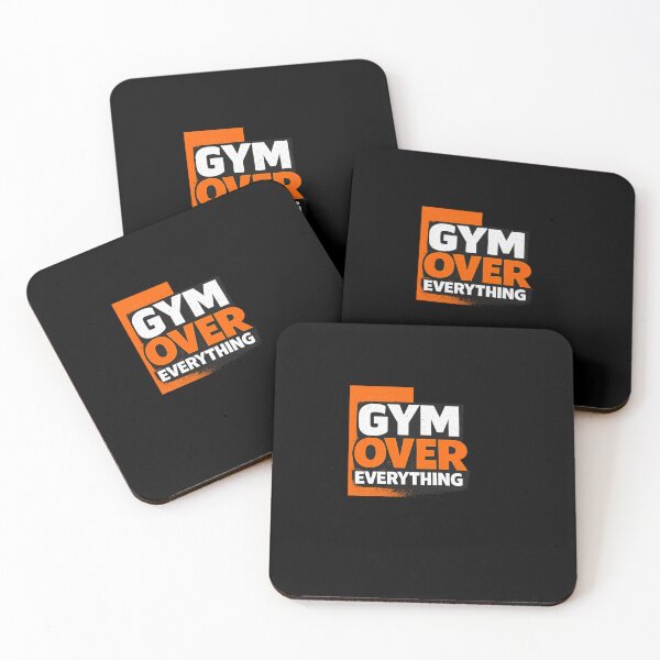 Item preview, Gym Over Everything Typography T-Shirt designed and sold by Bend-The-Trendd.