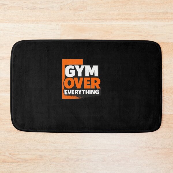 Item preview, Gym Over Everything Typography T-Shirt designed and sold by Bend-The-Trendd.