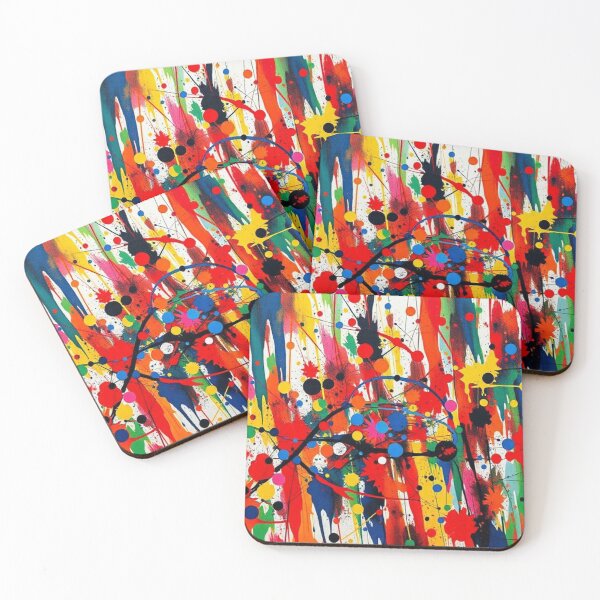 Item preview, Abstract Multicolored Spots designed and sold by RAISC.