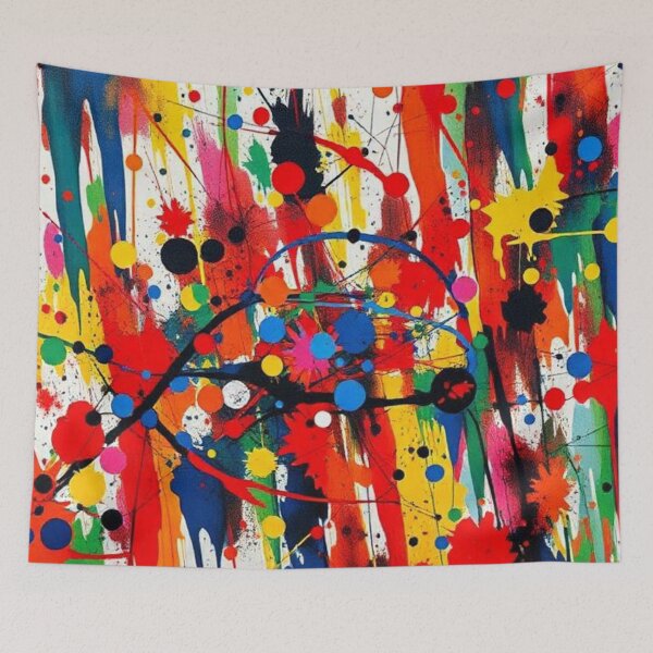 Item preview, Abstract Multicolored Spots designed and sold by RAISC.