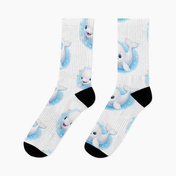 Item preview, Adorable Baby Beluga Whale designed and sold by ToonyTeez.