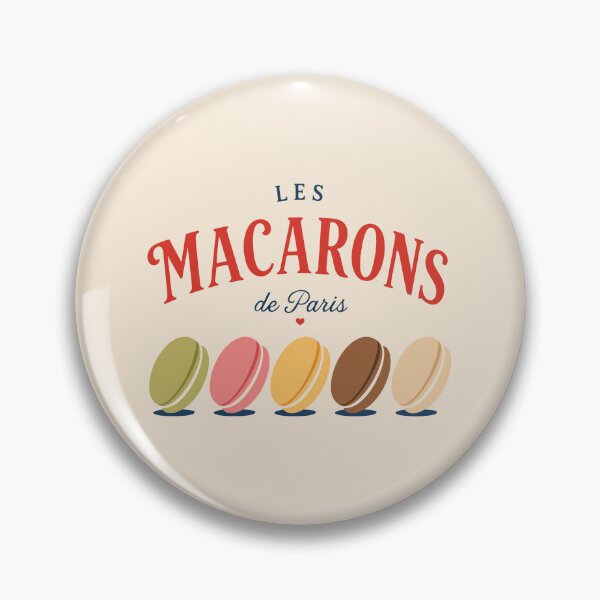 Item preview, Paris Macaron Art - Vintage French Cafe Decor designed and sold by AbsoluteMotif.