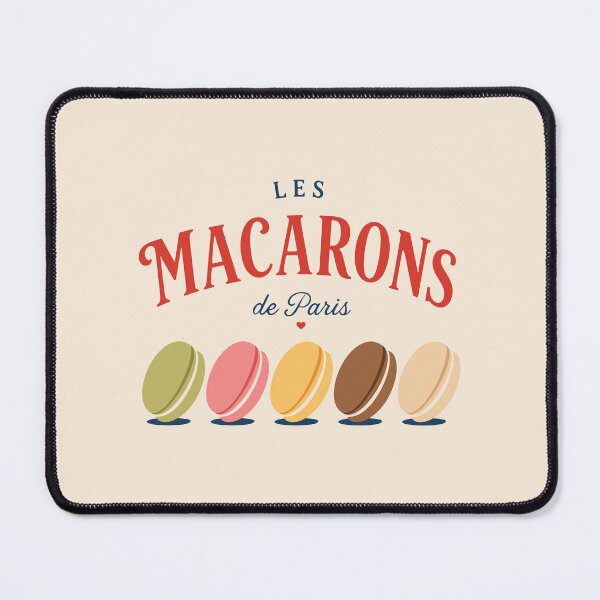 Item preview, Paris Macaron Art - Vintage French Cafe Decor designed and sold by AbsoluteMotif.
