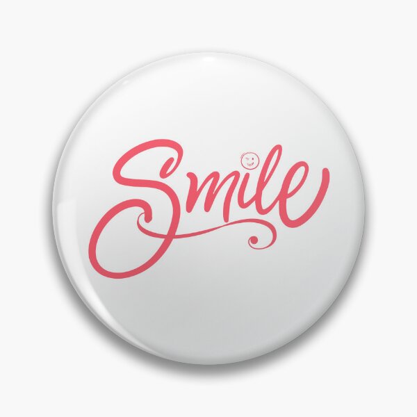 Item preview, Smile Pink Cursive Typography with Winking Face Emoji Design designed and sold by tarzbol.