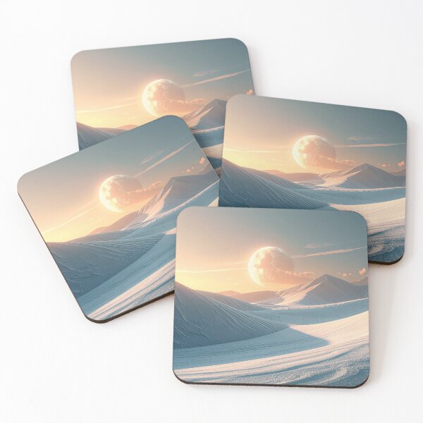 Item preview, Ethereal icy desert landscape designed and sold by psychoshadow.