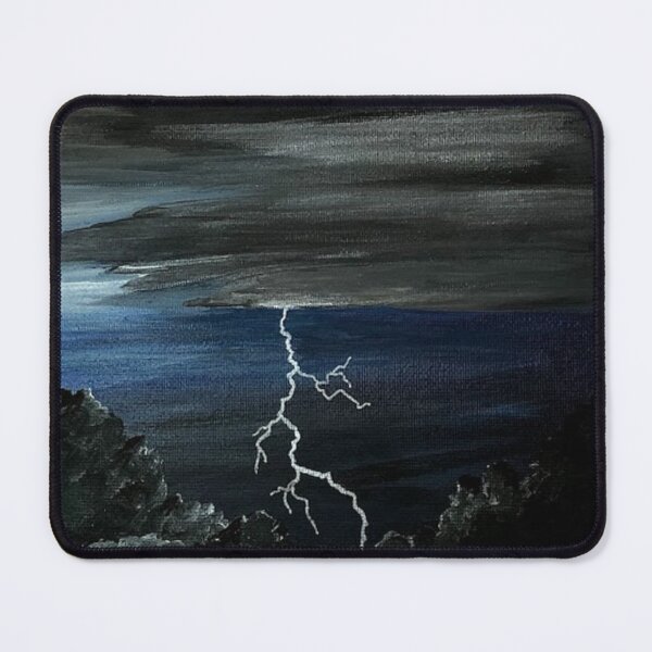 Item preview, "Twilightning", acrylic painting, human made art designed and sold by GiSilver.
