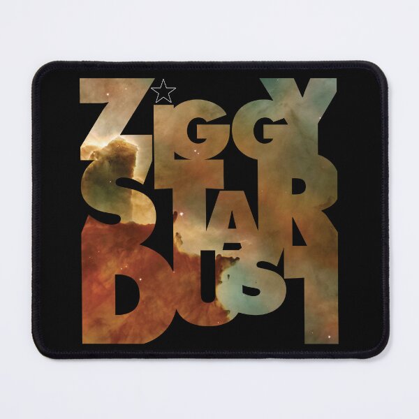 Item preview, Ziggy Stardust Galaxy Typography - Cosmic Rock Art designed and sold by Lifer Art and Design.