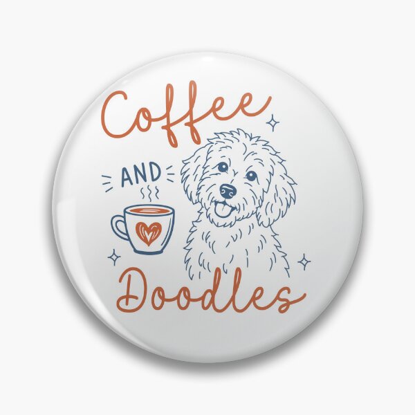 Item preview, Coffee And Doodles Doodle Dog Lover Dog Mom Cozy Coffee Pet Graphic designed and sold by FreshVibe Prints.