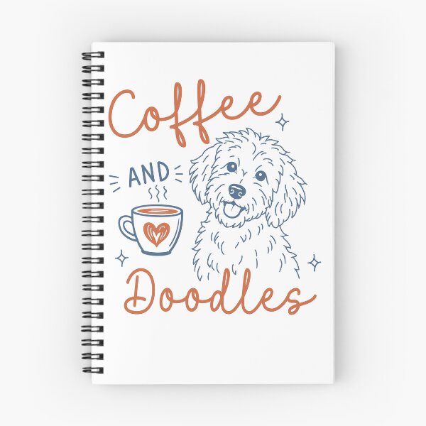 Item preview, Coffee And Doodles Doodle Dog Lover Dog Mom Cozy Coffee Pet Graphic designed and sold by FreshVibe Prints.