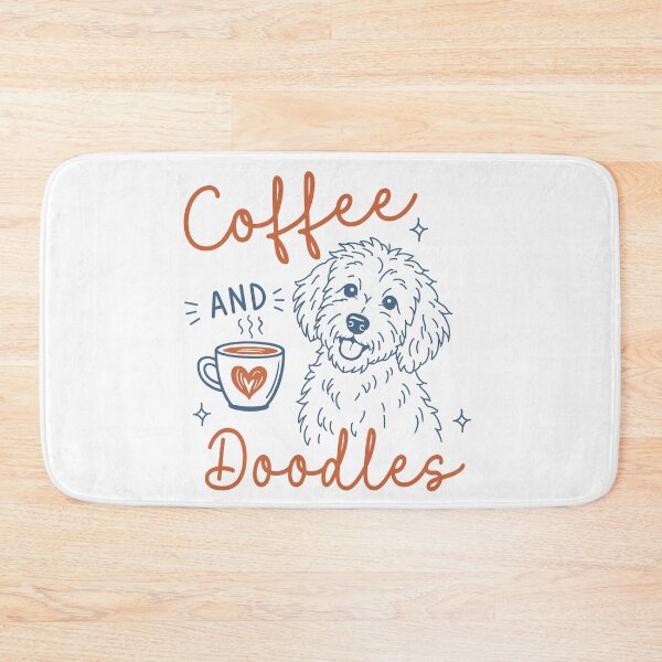 Item preview, Coffee And Doodles Doodle Dog Lover Dog Mom Cozy Coffee Pet Graphic designed and sold by FreshVibe Prints.
