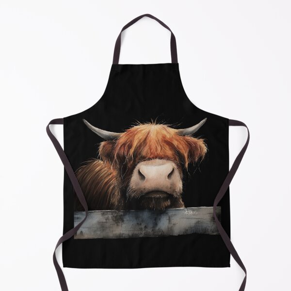 Item preview, Scottish Hairy Highland Cow ' Alex ' by Shirley MacArthur designed and sold by Shirley MacArthur Art.