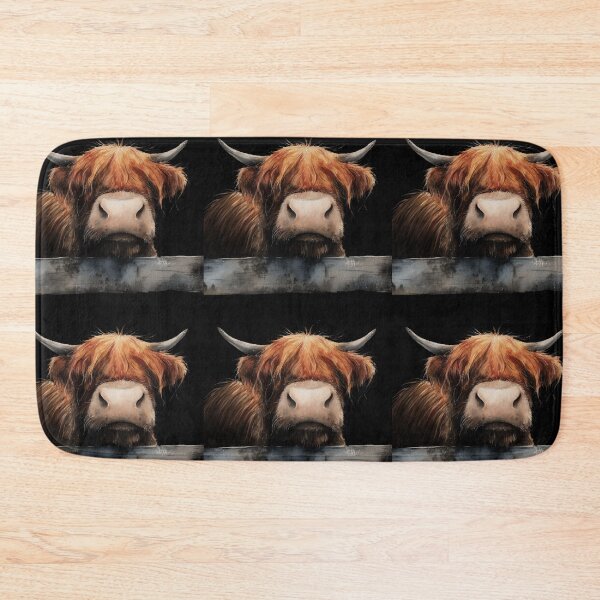 Item preview, Scottish Hairy Highland Cow ' Alex ' by Shirley MacArthur designed and sold by Shirley MacArthur Art.