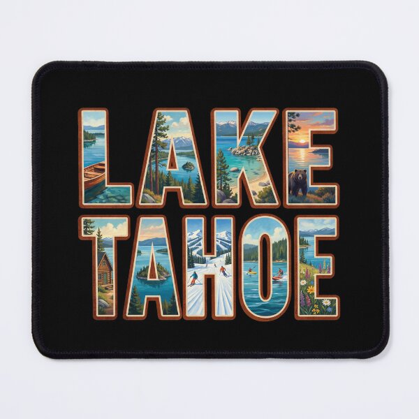 Item preview, Lake Tahoe Bold Lettering designed and sold by Milasneeze.