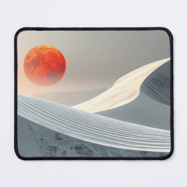 Item preview, blood moon above the dunes  designed and sold by psychoshadow.
