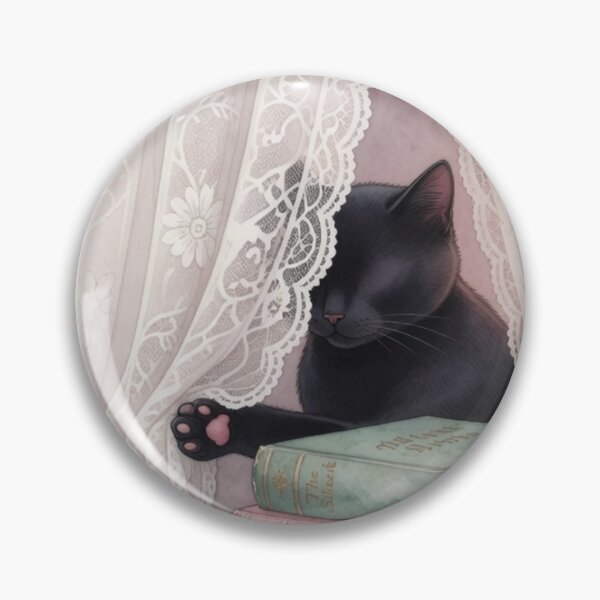 Item preview, Behind The Curtain — Lace Curtain Cat Cozy Mystery Tee designed and sold by kosimazaki.