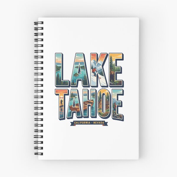 Item preview, Lake Tahoe Bold Lettering California Nevada  designed and sold by Milasneeze.