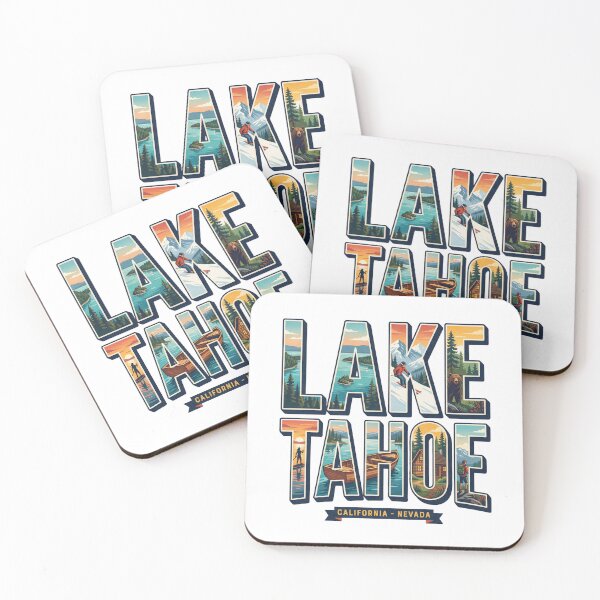 Item preview, Lake Tahoe Bold Lettering California Nevada  designed and sold by Milasneeze.