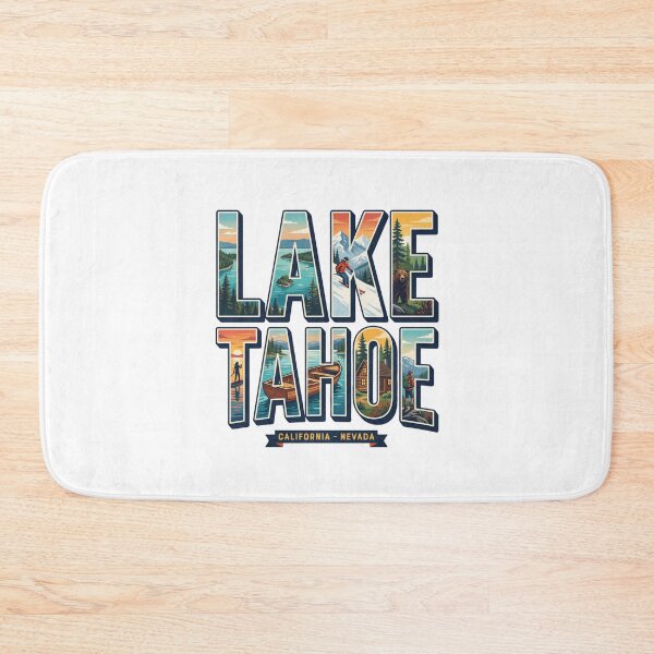 Item preview, Lake Tahoe Bold Lettering California Nevada  designed and sold by Milasneeze.