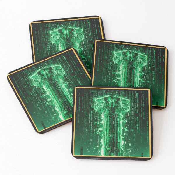 Item preview, The Source Code: Digital Matrix Pillar & Cybernetic Reality designed and sold by codex antique.