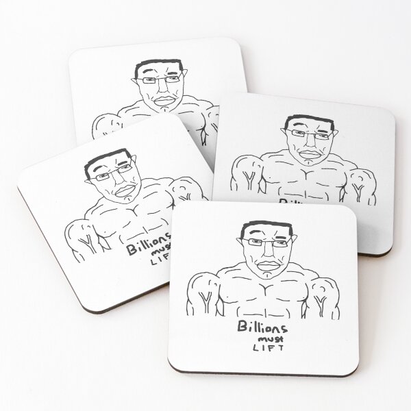 Item preview, Wojak Chudjak Chud Buff Billions Must Lift designed and sold by RomeroDane.