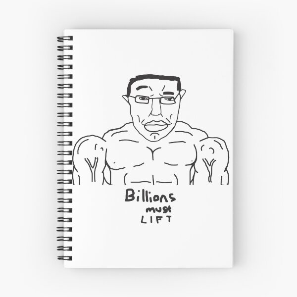 Item preview, Wojak Chudjak Chud Buff Billions Must Lift designed and sold by RomeroDane.