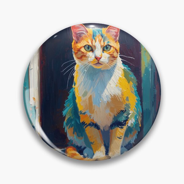 Item preview, fauvism cat designed and sold by cloudzer0000.