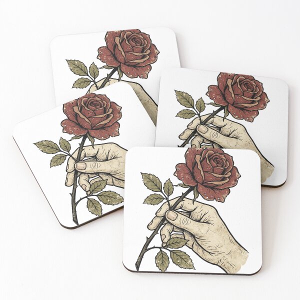 Item preview, Vintage Hand Holding Rose designed and sold by pictranoosa.