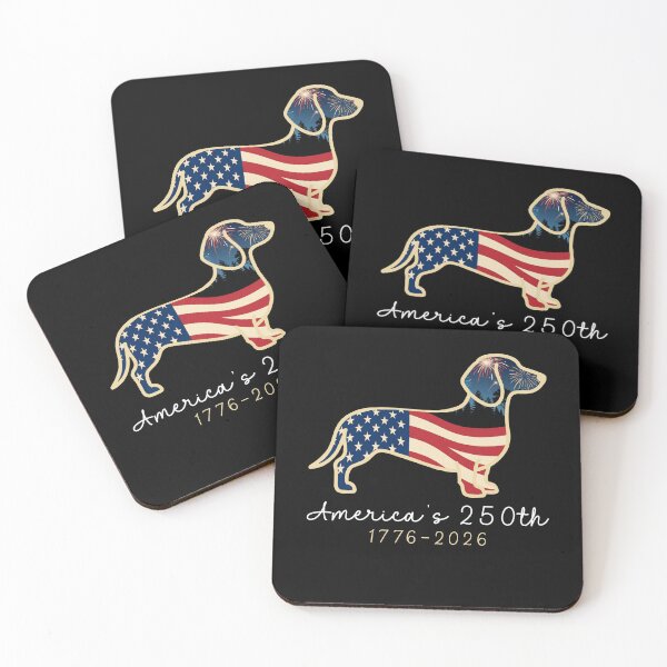 Item preview, Patriotic Dachshund Americas 250th Wiener Dog Fireworks Celebration designed and sold by FreshVibe Prints.