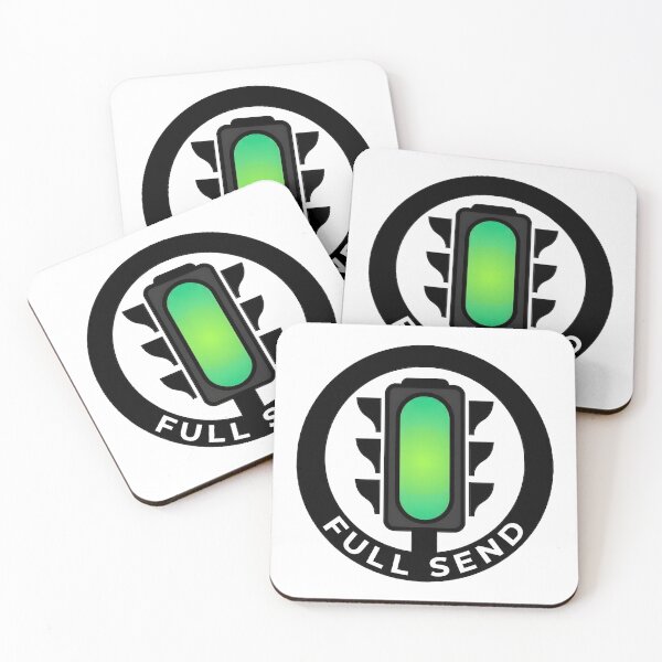 Item preview, Full Send Green Traffic Light Emblem designed and sold by octozap.