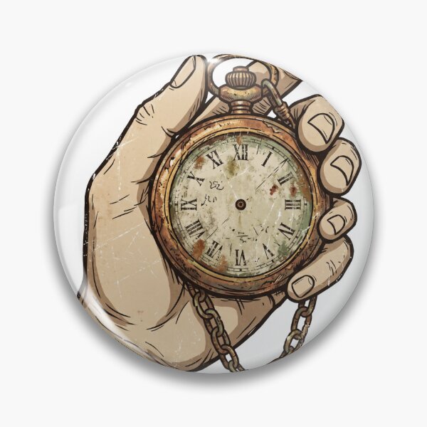 Item preview, Vintage Hand Holding Pocket Watch designed and sold by pictranoosa.