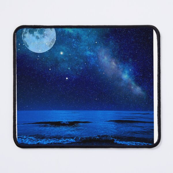 Item preview, cinematic Moon and Sea Minimalist Digital Art  designed and sold by FahdSpaceArt.