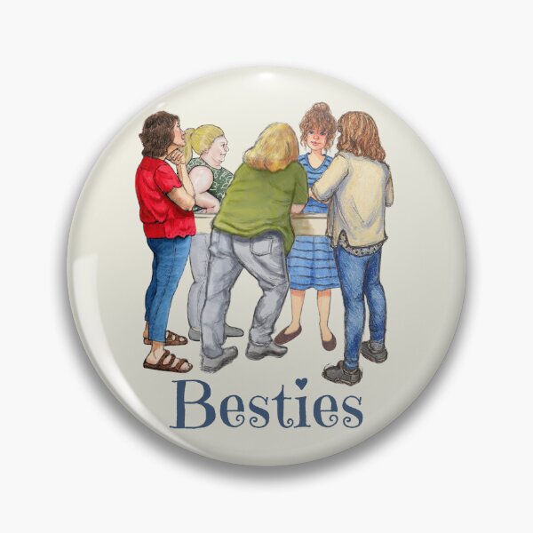 Item preview, Girlfriend Group, Drawing, BESTIES designed and sold by JoyfulWhimsy.
