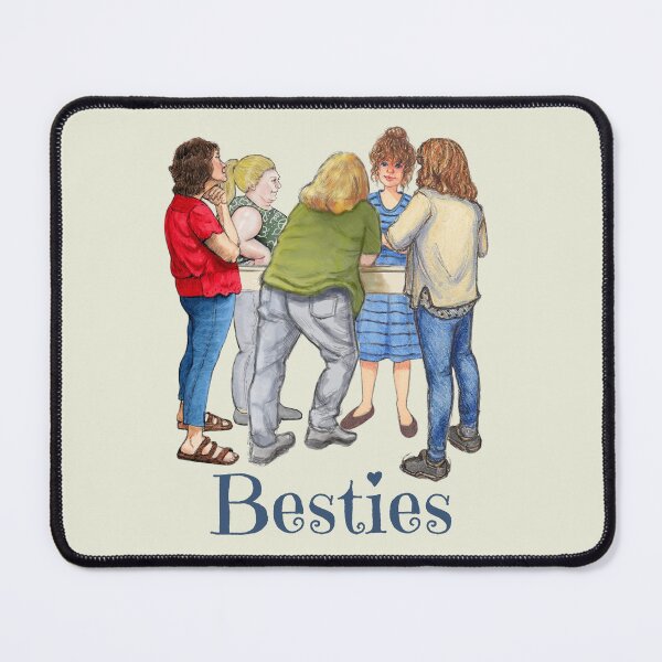Item preview, Girlfriend Group, Drawing, BESTIES designed and sold by JoyfulWhimsy.