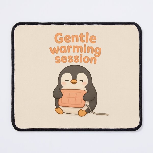 Item preview, Cute Penguin Heating Pad | Gentle Warming Session Kawaii Art designed and sold by PopCulturePixel.