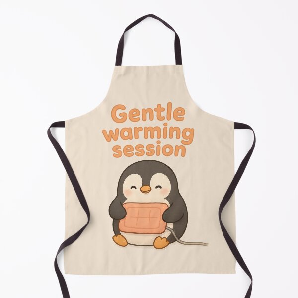 Item preview, Cute Penguin Heating Pad | Gentle Warming Session Kawaii Art designed and sold by PopCulturePixel.