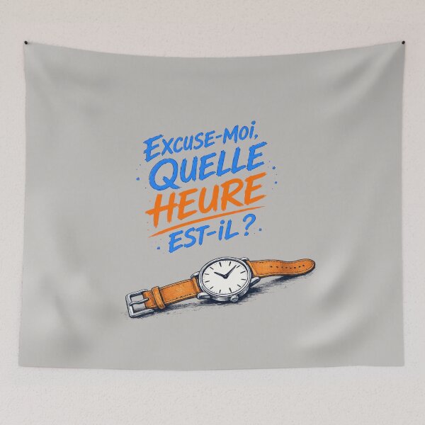 Item preview,  Excuse-Moi What Time Is It? French Streetwear T-Shirt designed and sold by Aimetoi.