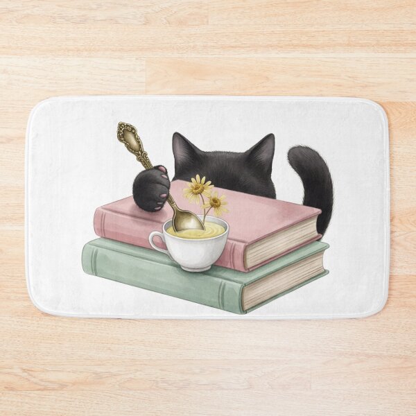Item preview, Stirring The Pot — Chamomile Tea Cat Cozy Mystery Tee designed and sold by kosimazaki.