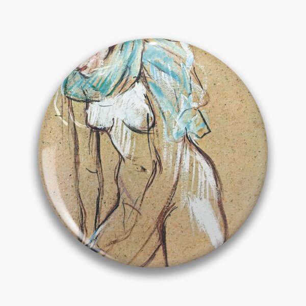 Item preview, Woman Pulling Up Her Stocking by Henri de Toulouse-Lautrec Vintage Belle Époque Figure Study Art Print designed and sold by artofuniverse.