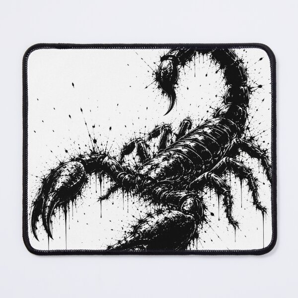 Item preview, Grungy Ink Splatter Scorpion Graphic Illustration designed and sold by ffpdsgn.