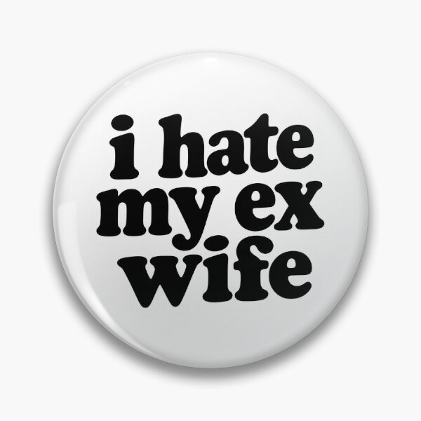 Item preview, I Hate My Ex-Wife Funny Meme Sticker | Sarcastic Divorce Humor Decal designed and sold by HellbenderCo.