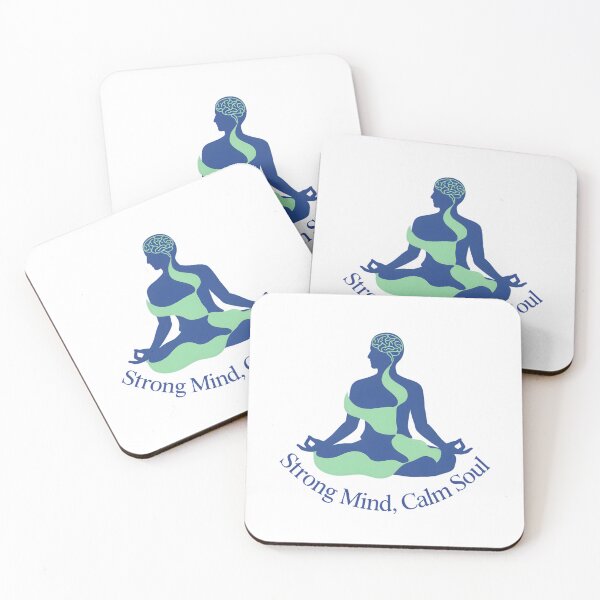 Item preview, Strong Mind Calm Soul Meditation Design | Mindfulness Yoga Spiritual Artwork designed and sold by InnerFaith.