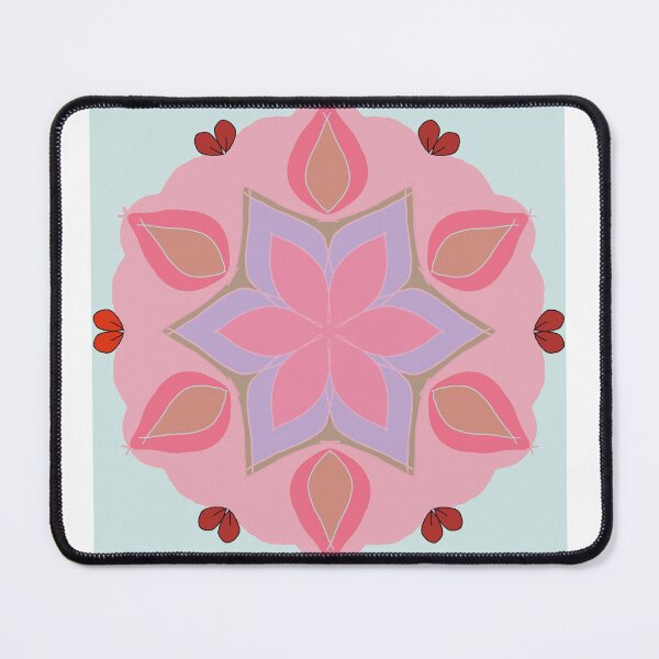 Item preview, Sweet Pastel Mandala Pink Floral Pattern designed and sold by Thoraklove.