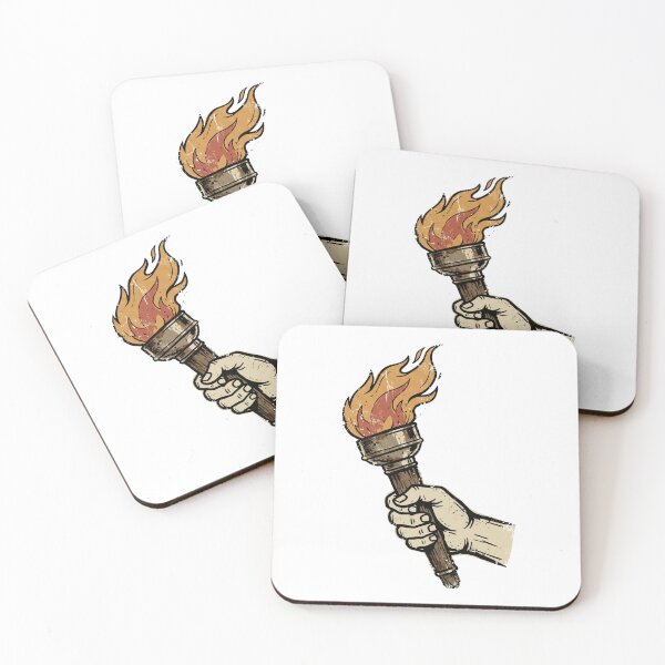 Item preview, Vintage Burning Torch Hand designed and sold by pictranoosa.