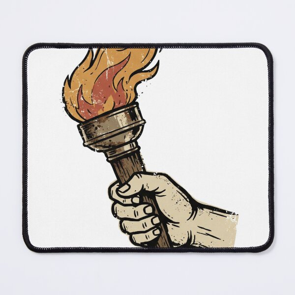 Item preview, Vintage Burning Torch Hand designed and sold by pictranoosa.