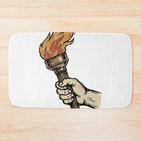 Item preview, Vintage Burning Torch Hand designed and sold by pictranoosa.