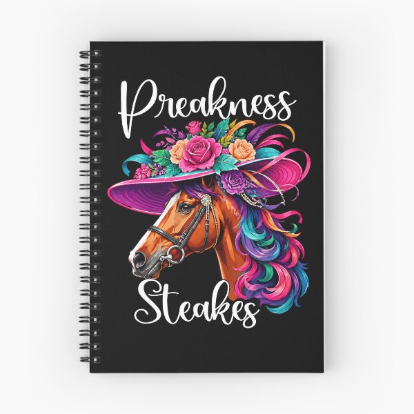 Item preview, Preakness Steakes Floral Horse Racing Fancy Hat designed and sold by FreshVibe Prints.