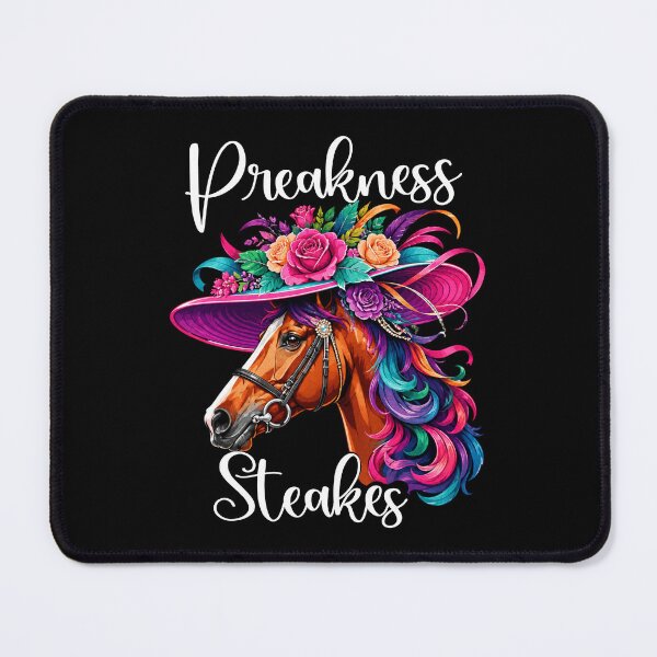 Item preview, Preakness Steakes Floral Horse Racing Fancy Hat designed and sold by FreshVibe Prints.